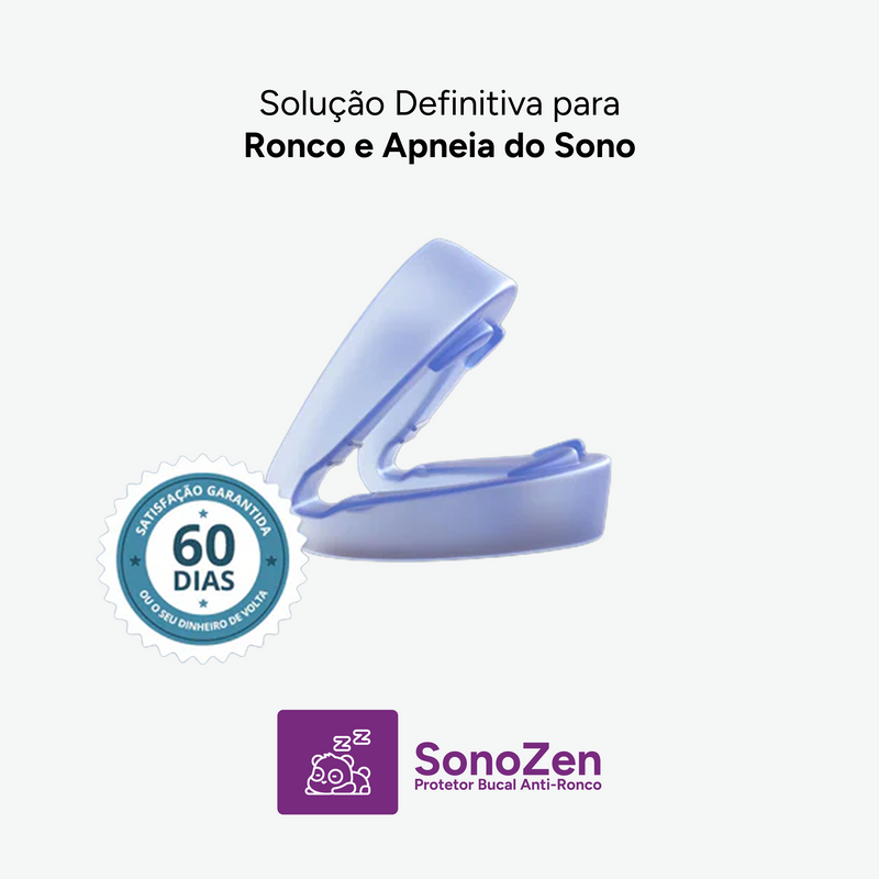 Protetor Bucal Anti-Ronco SonoZen® - [ Últimas Unidades com Desconto ]