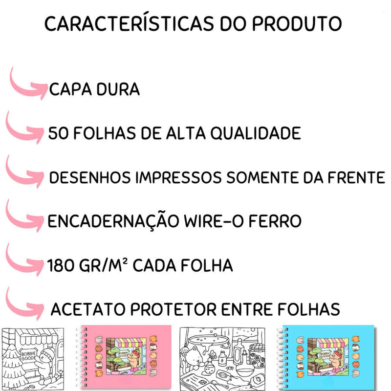 Livro Bobbie Goods + Caneta de Ponta Dupla Original® - [ Promoção Relâmpago ]
