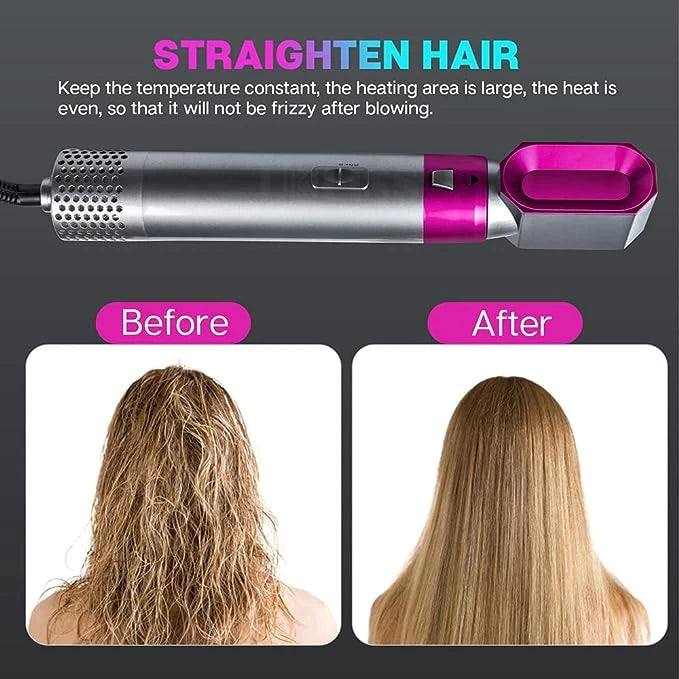 LumaHair Pro® - 5 em 1 - Escova Secoradora Profissional! QUEIMA DE ESTOQUE 🔥